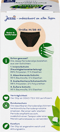 Periodenunterwäsche Slip Leo Gr. M, 1 St