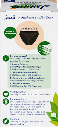 Periodenunterwäsche Slip Leo Gr. S, 1 St