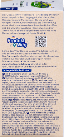 Periodenunterwäsche Slip Spitze schwarz Gr. L nature, 1 St Jessa