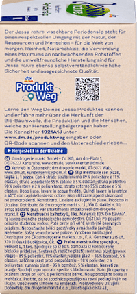 Periodenunterwäsche Slip Spitze schwarz Gr. L nature, 1 St Jessa