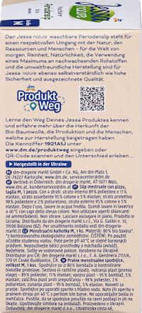 Periodenunterwäsche Slip Spitze schwarz Gr. M nature, 1 St Jessa