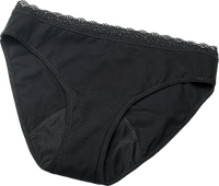 Periodenunterwäsche Slip Spitze schwarz Gr. XS, 1 St