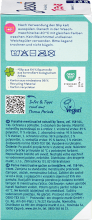 Periodenunterwäsche Slip Teens Gr. 158/164, 1 St