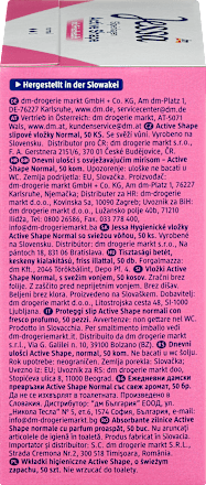 Active Shape inlegkruisjes met frisse geur, 50 stuks