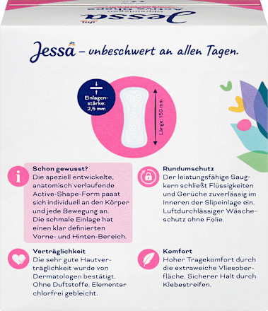 Active Shape inlegkruisjes met frisse geur, 50 stuks