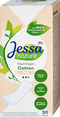 Slipeinlagen Cotton Lang nature, 30 St Jessa