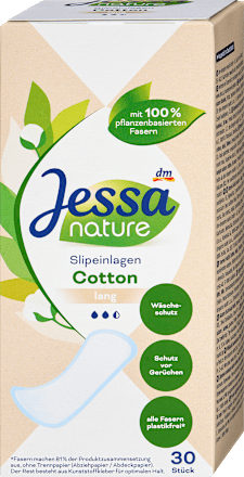 Slipeinlagen Cotton Lang nature, 30 St Jessa