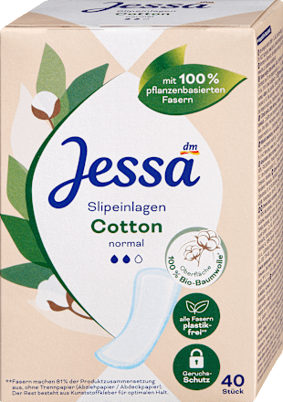 Slipeinlagen Cotton Normal, 40 St