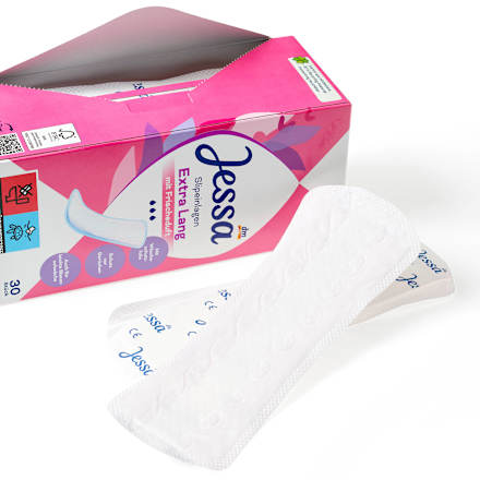 Extra lange inlegkruisjes met frisse geur, 30 stuks