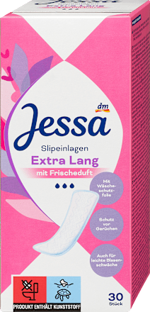 Extra lange inlegkruisjes met frisse geur, 30 stuks