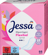 Slipeinlagen Flexibel Normal, 55 St Jessa