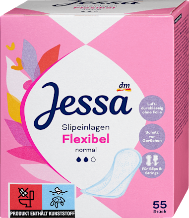 Slipeinlagen Flexibel Normal, 55 St Jessa