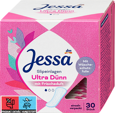 Ultradunne inlegkruisjes met frisse geur, 30 stuks