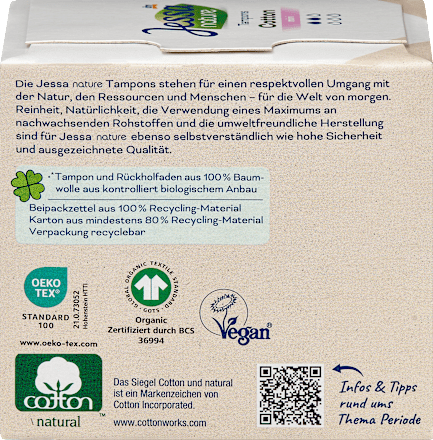 Tampons Cotton Mini, 16 St