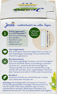 Tampons Cotton Normal nature, 16 St Jessa