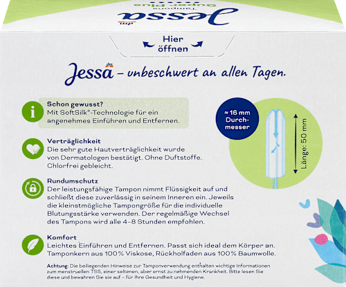 Tampons Super Plus, 48 St Jessa