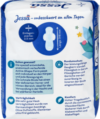 Jessa Ultra-Binden Active Shape Night Extra Lang, 10 St