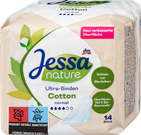 Ultra-Binden Cotton Normal nature, 14 St Jessa