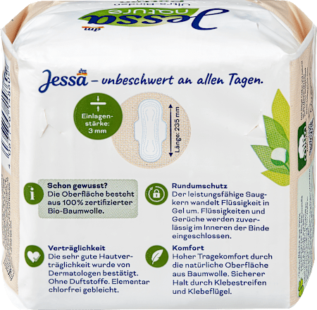 Ultra-Binden Cotton Normal nature, 14 St Jessa