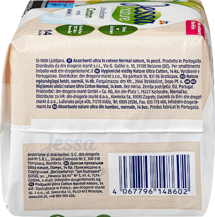 Ultra-Binden Cotton Normal nature, 14 St Jessa
