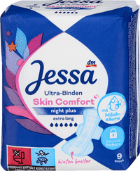 Ultra Binden Skin Comfort Night Plus, 9 St
