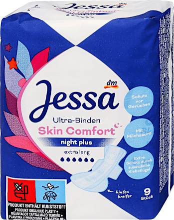 Ultraverbanden Skin Comfort Night Plus, 9 stuks