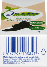 Waschbare Binde schwarz Lang nature, 1 St Jessa