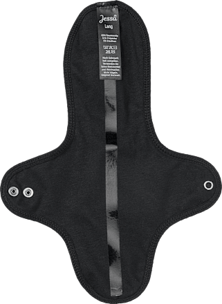 Waschbare Binde schwarz Lang nature, 1 St Jessa