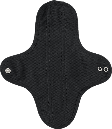Waschbare Binde schwarz Normal, 1 St