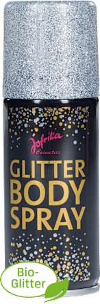 Glitter Bodyspray, silber, 100 ml