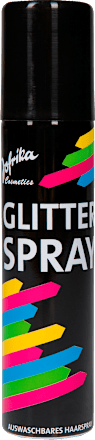 Glitterspray kleurrijk, 100 ml