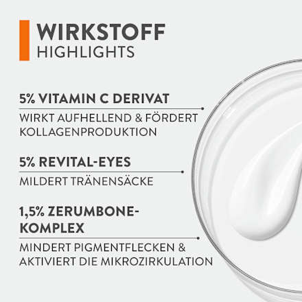 Augencreme Vitamin C+ Bye Bye Dark Circles, 15 ml