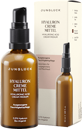 Gesichtscreme mit Hyaluron, mittel, 50 ml