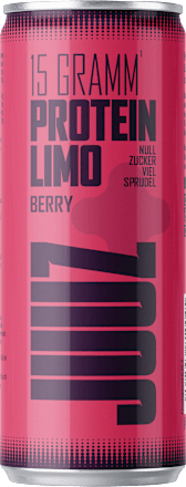 Erfrischungsgetränk, Protein Limo, Berry, 330 ml EINWEG