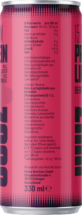 Erfrischungsgetränk, Protein Limo, Berry, 330 ml EINWEG