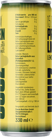 Erfrischungsgetränk, Protein Limo, Lemon, 330 ml EINWEG