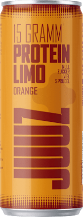 Erfrischungsgetränk, Protein Limo Orange, 330 ml EINWEG