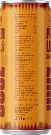 Erfrischungsgetränk, Protein Limo Orange, 330 ml EINWEG