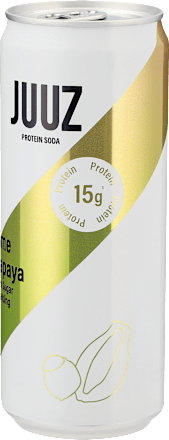 Frisdrank, Proteïne Soda, Limoen Papaya, 330 ml WEGWERP