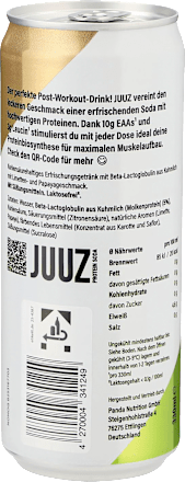 Frisdrank, Proteïne Soda, Limoen Papaya, 330 ml WEGWERP