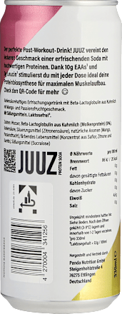 Erfrischungsgetränk, Protein Soda, Mango Passionfruit, 330 ml EINWEG