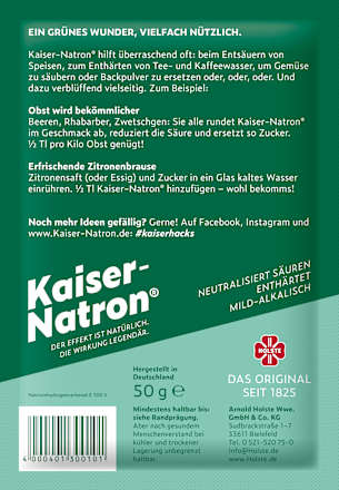 Kaiser Natron poeder (5 x 50 g), 250 g