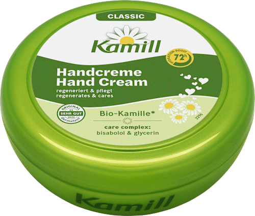Hand- & Nagelcreme mit Kamille in der Dose, 150 ml
