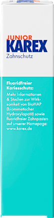 Zahnpasta Kinder Junior, ab 6 Jahren fluoridfrei, 65 ml