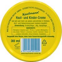 Baby & Kinder Pflegecreme, Reisegröße, 30 ml
