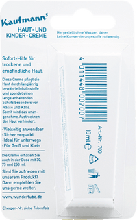 Baby & Kinder Pflegecreme, 10 ml