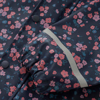 Regenanzug mit Blumen-Muster, blau & rosa, Gr. 98/104, 1 St Kilmanock