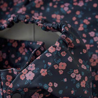 Regenanzug mit Blumen-Muster, blau & rosa, Gr. 98/104, 1 St Kilmanock