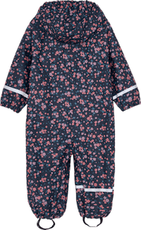 Regenanzug mit Blumen-Muster, blau & rosa, Gr. 98/104, 1 St Kilmanock