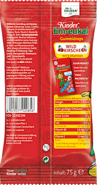 Gummidrops, Wildkirsche, 75 g